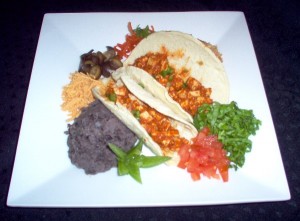 Tofu Chili Tacos