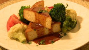 Orange glazed Tofu