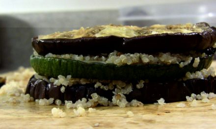 Play with Your Food: Eggplant & Zucchini Towers