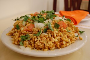 bhelpuri at Flavors of India