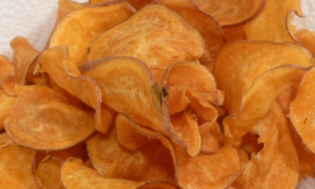 Late Night Snack Attack: Crunchy Sweet Potato Chips