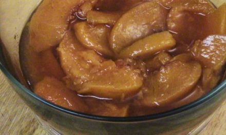 Ginger-Spiced Peach Compote