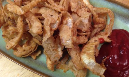Crispy Fried Vegan Onion Rings