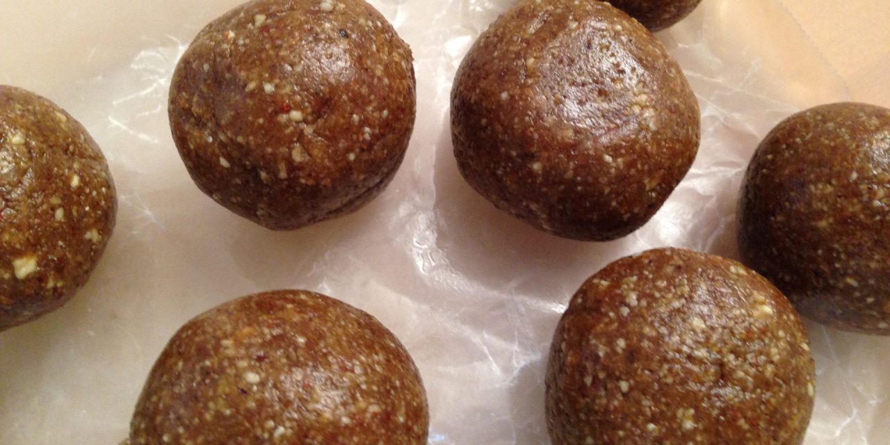 Energy For The Day: Date & Nut Energy Balls
