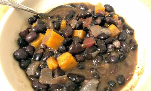 Soup Warms the Soul: Black Bean Stew